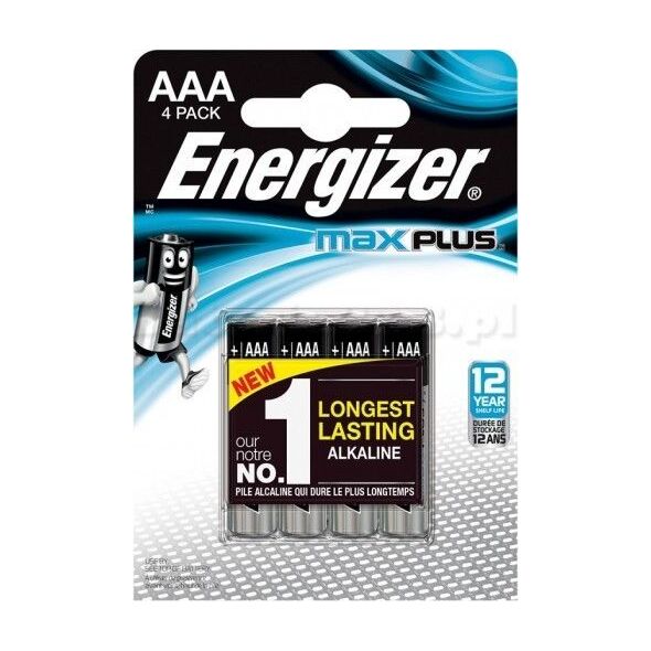 Energizer Bateria Max Plus AAA / R03 4 szt.