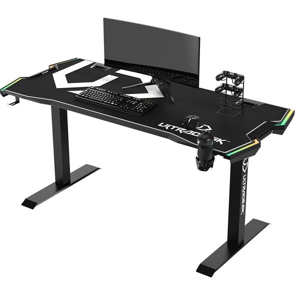 Biurko Ultradesk Force Białe 166 cmx70 cm