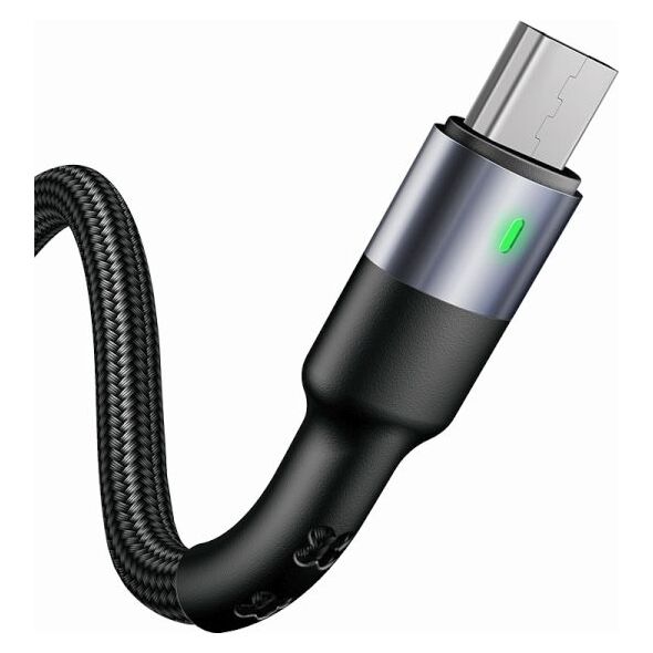 Kabel USB Usams USB-A - microUSB 1 m Czarny