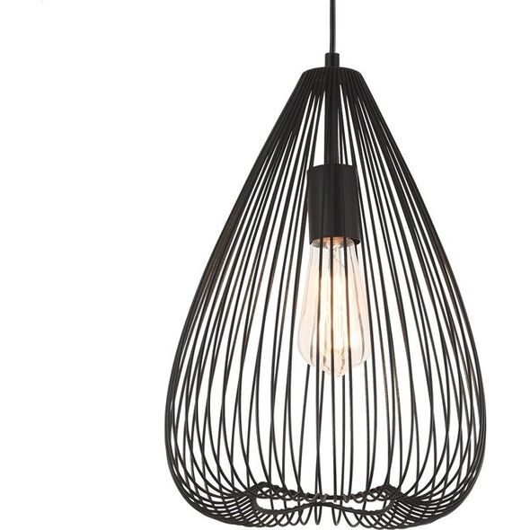 Lampa wisząca Platinet PLATINET PENDANT LAMP HERA P130806-S E27 METAL BLACK 20x36 [44013]