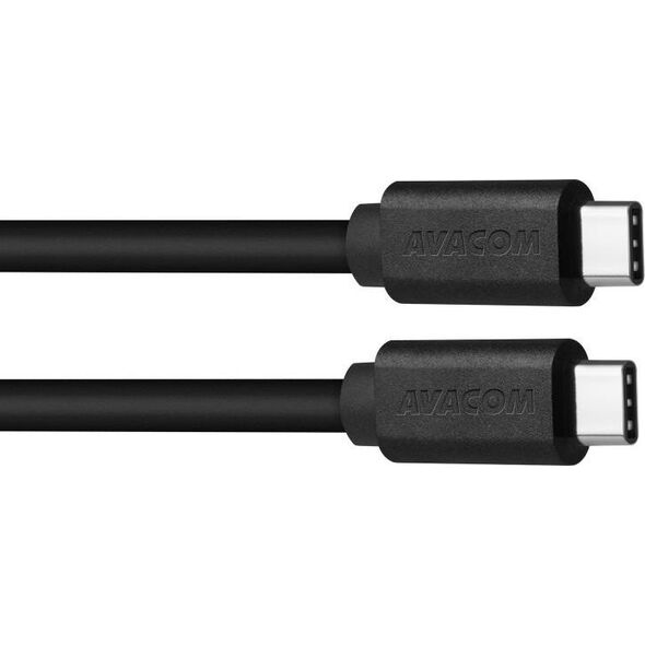 Kabel USB Avacom USB-C - USB-C 1 m Czarny (DCUS-TPCC-P10B)