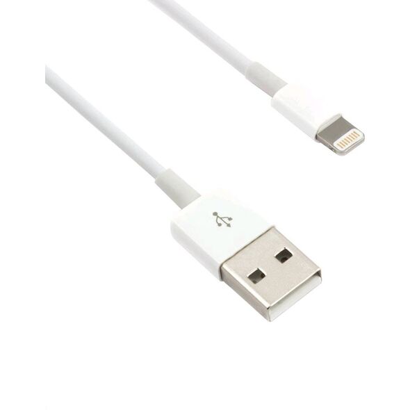 Kabel USB C-Tech USB-A - Lightning 2 m Biały (CB-APL-20W)