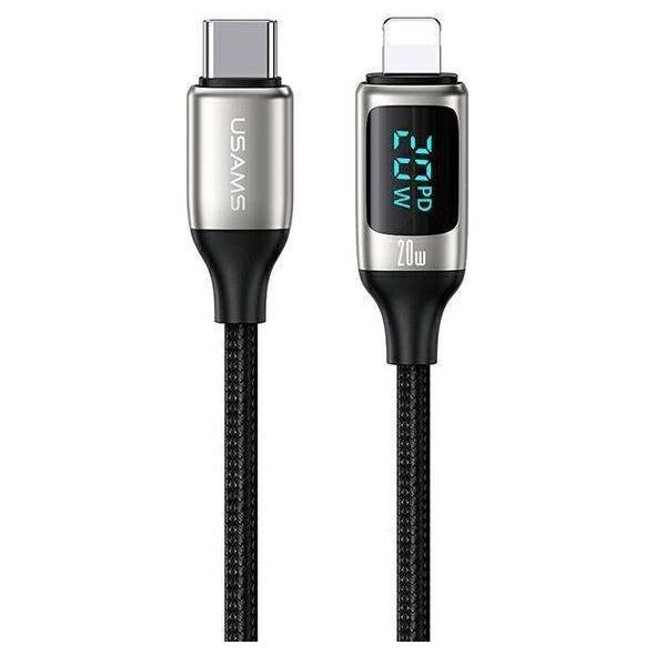 Kabel USB Usams USB-C - Lightning 1.2 m Biały (6958444975443)