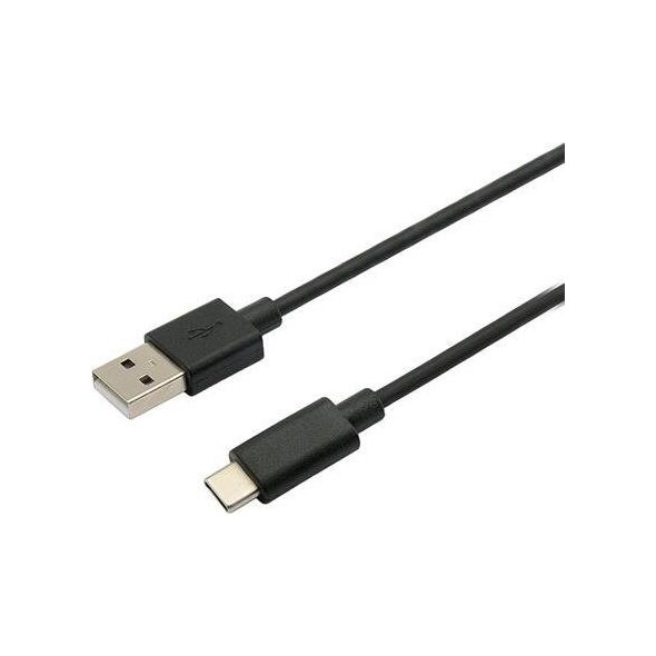 Kabel USB C-Tech USB-A - USB-C 2 m Czarny (CB-USB2C-20B)