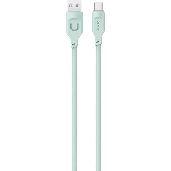 Kabel USB Usams USB-A - USB-C 1.2 m Zielony (brak)