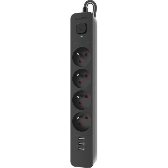 Listwa zasilająca Defender Listwa zasilająca Defender SFS 135 5 m, 4 gniazda, 3x USB