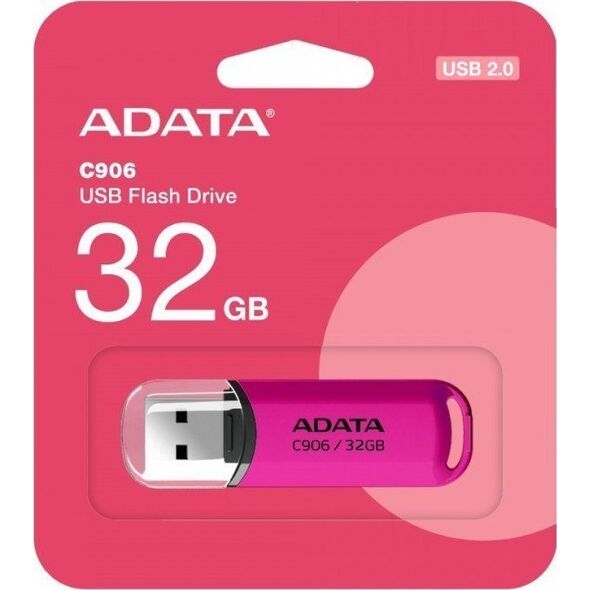 Pendrive ADATA Pendrive C906 32GB USB2.0 różowy