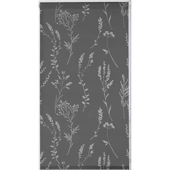 Douceur d`Interieur Roleta okienna FLORAL, 45 x 180 cm, szara