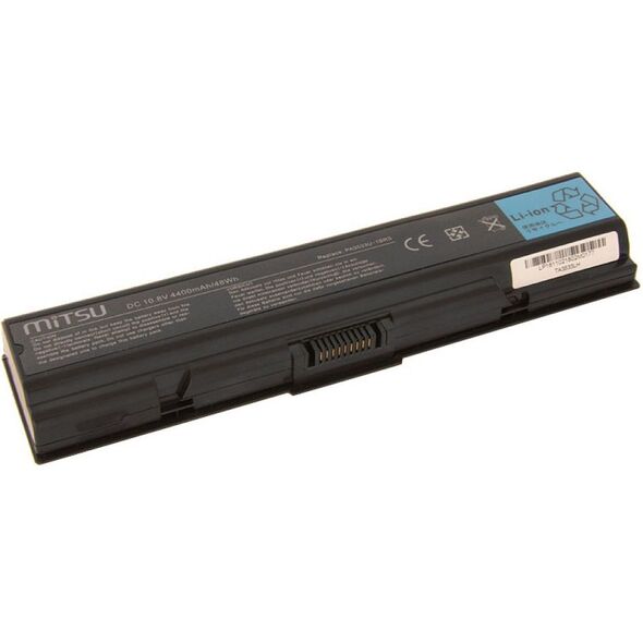 Bateria Mitsu do Toshiba A200, A300, 4400 mAh, 10.8 V (BC/TO-A200)