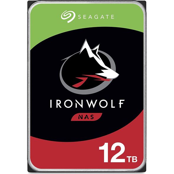 Dysk serwerowy Seagate IronWolf 12TB 3.5'' SATA III (6 Gb/s)  (ST12000VN0008)