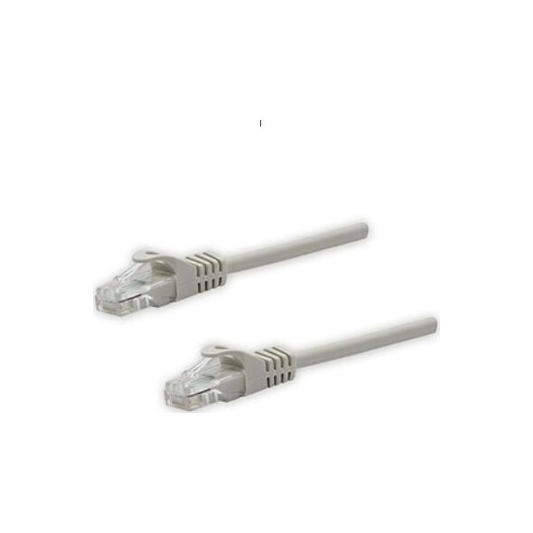 UTP patchcord, Cat.5e, RJ45 M-2m, nieekranowany, szary, czysta miedź economy