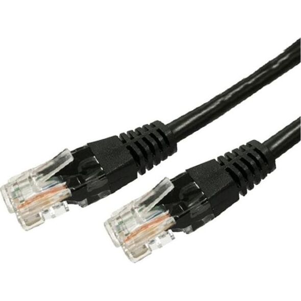 TB Print Kabel Patchcord kat.6A RJ45 UTP 1m. czarny-AKTBXKS6AUP100B