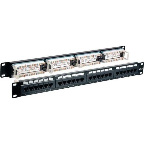 EFB Patch panel 1U 24x RJ45 Cat.5e UTP (37584.1)