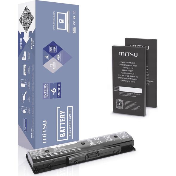 Bateria Mitsu HP Pavilion 14 15 17 (BC/HP-15)