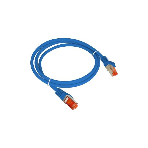 Alantec Patch-cord F/UTP kat.6 PVC 0.25m niebieski ALANTEC