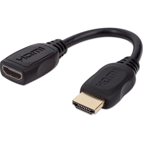 Kabel Manhattan HDMI - HDMI 0.2m czarny (354523)