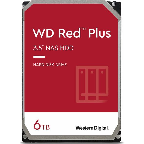 Dysk serwerowy WD Red Plus 6TB 3.5'' SATA III (6 Gb/s)  (WD60EFPX)