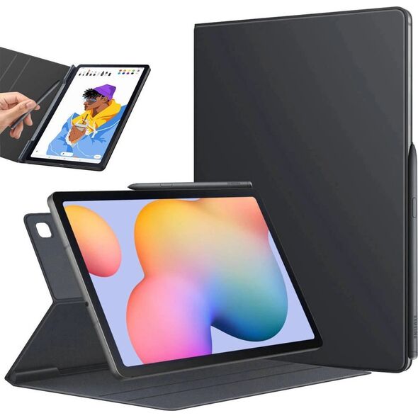 Etui na tablet Strado Magnetyczne Smart do Samsung Galaxy Tab S6 Lite (Czarne)