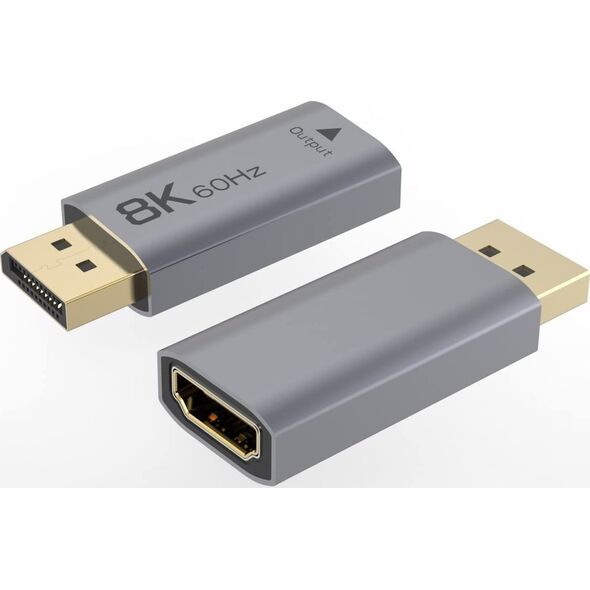 Kabel PremiumCord PremiumCord adaptér DisplayPort - HDMI, 8K@60Hz, 4K@144Hz Male/Female, pozlacené