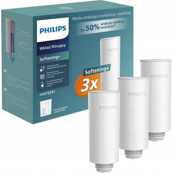 Philips Filtr błyskawiczny 3-pack Softening AWP225S/58