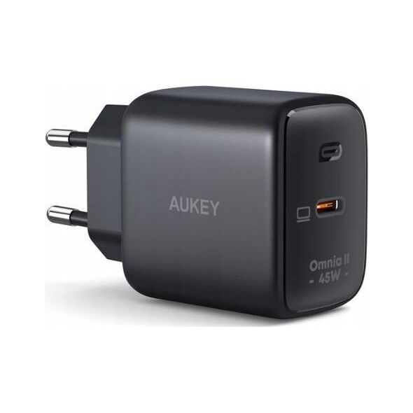 Ładowarka Aukey AUKEY PA-B2T ŁADOWARKA SIECIOWA 45W USB-C PD PPS