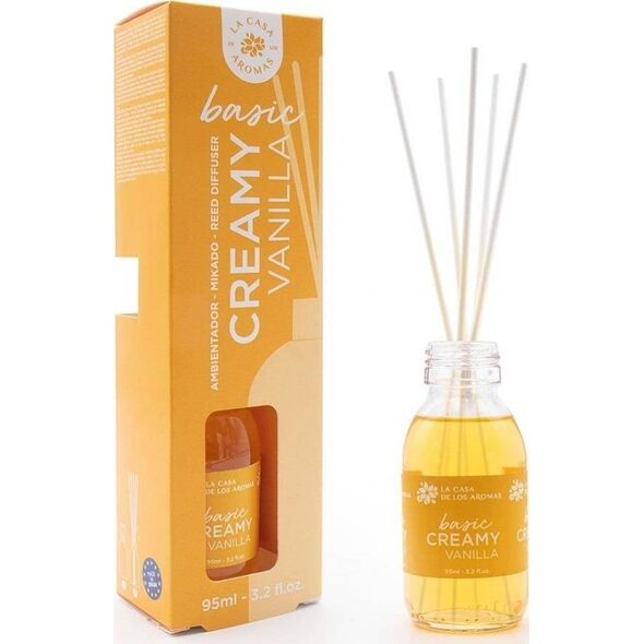 Dyfuzor zapachowy La Casa de los Aromas Basic patyczki zapachowe Creamy Vanilla 95ml