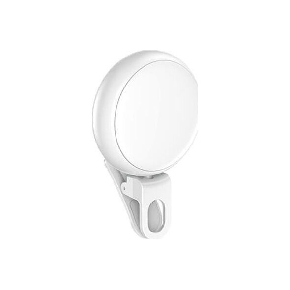 Usams Lampka LED do Selfie biały/white ZB55D02 (US-ZB055)