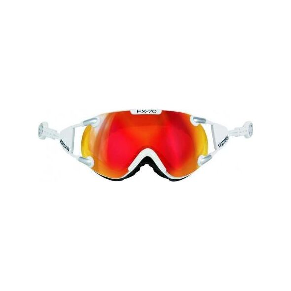 Casco Gogle narciarskie FX-70 Carbonic white orange M