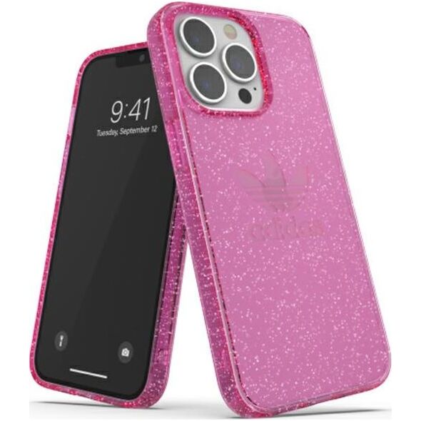 Adidas Adidas OR Protective iPhone 13 Pro / 13 6,1" Clear Case Glitter różowy/pink 47121