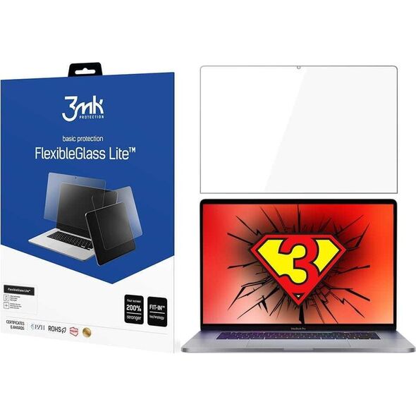 Filtr 3MK 3MK FlexibleGlass Lite Macbook Pro 16" 2021 Szkło Hybrydowe Lite