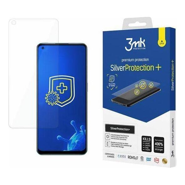 3MK 3MK Silver Protect+ Realme 9 Pro+ Folia Antymikrobowa montowana na mokro