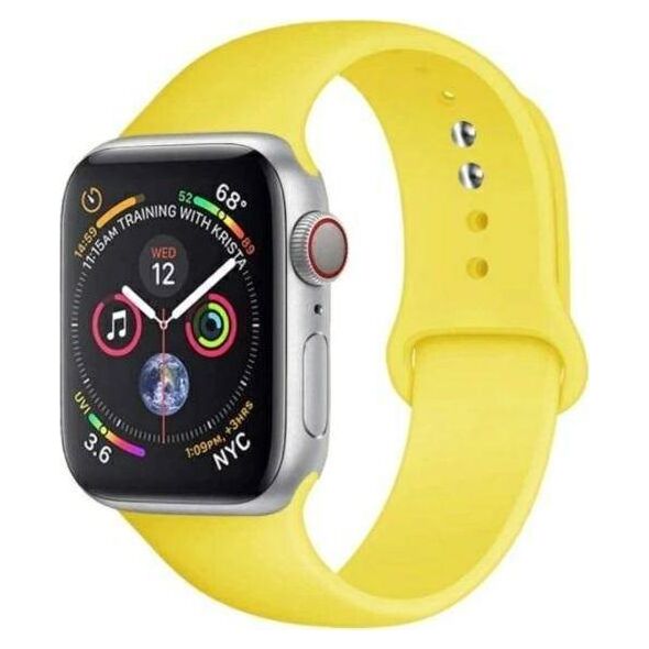 Beline Beline pasek Apple Watch Silicone 38/40/41mm yellow colour