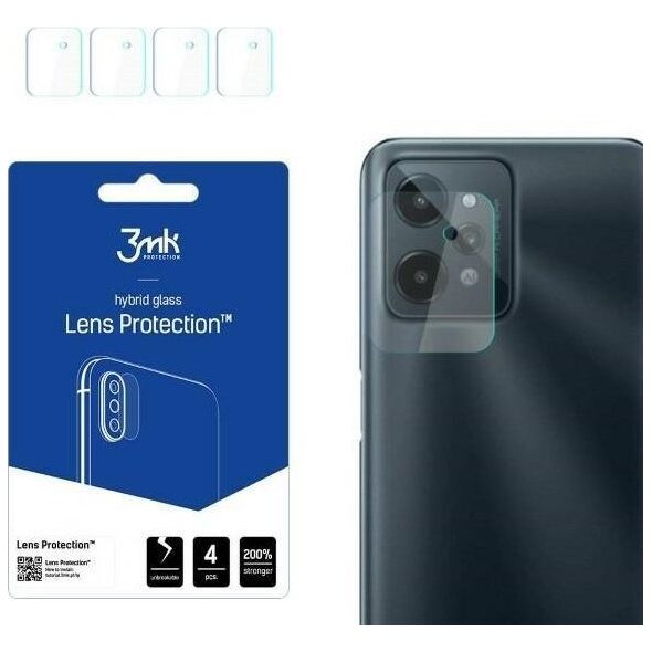 3MK Szkło hybrydowe na obiektyw aparatu 3MK Lens Protect Realme C31 [4 PACK]