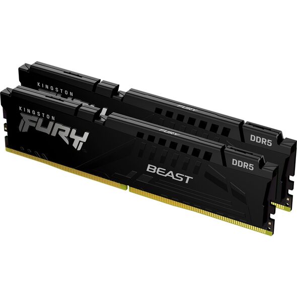 Pamięć Kingston Fury Beast, DDR5, 16 GB, 6000MHz, CL36 (KF560C36BBEK2-16)