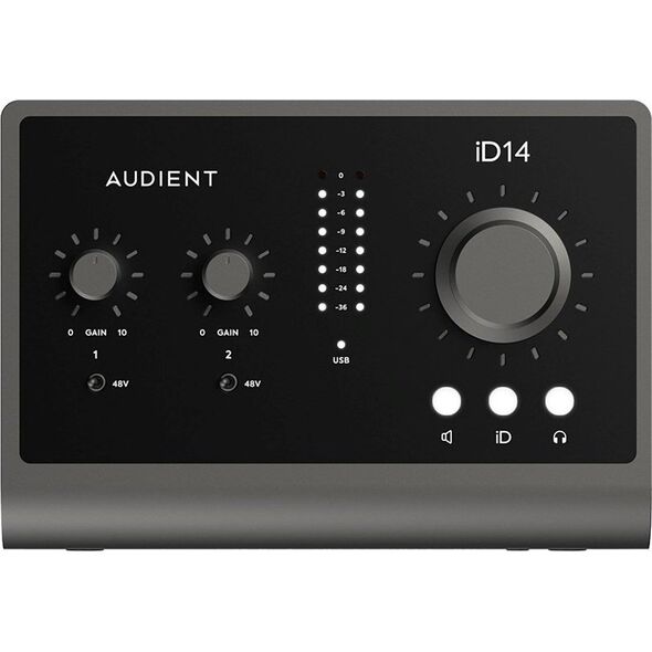 Karta dźwiękowa Audient Audient iD14 MKII - Interfejs audio USB 10x6