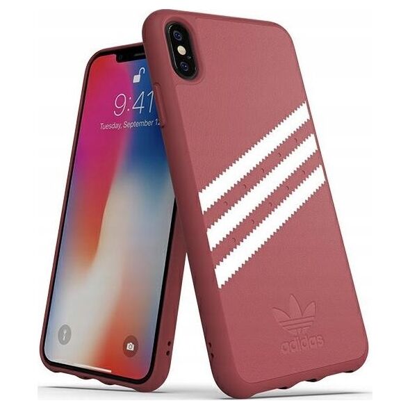 Adidas Adidas OR Moulded PU SUEDE iPhone Xs Max różowy/pink 32821