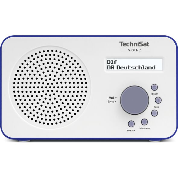 Radio TechniSat VIOLA 2, biało-niebieski