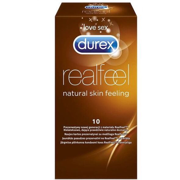 Durex  Prezerwatywy Real Feel 10 szt.