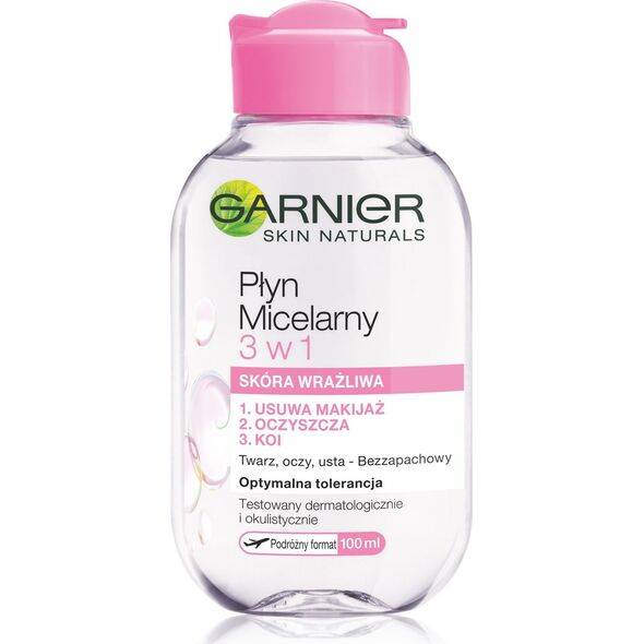 Garnier Skin Naturals Płyn micelarny 3w1 - skóra wrażliwa 100ml