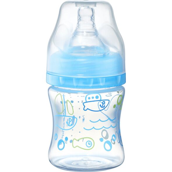 BabyOno Butelka antykolkowa szerokootworowa 0m+ 120ml (402/03)