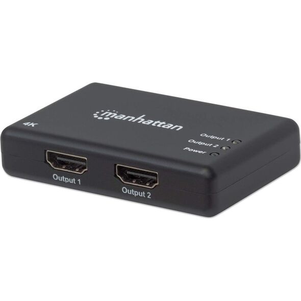 Manhattan Manhattan 4K 2-Port HDMI-Splitter 4K@30Hz Netzteil schwarz