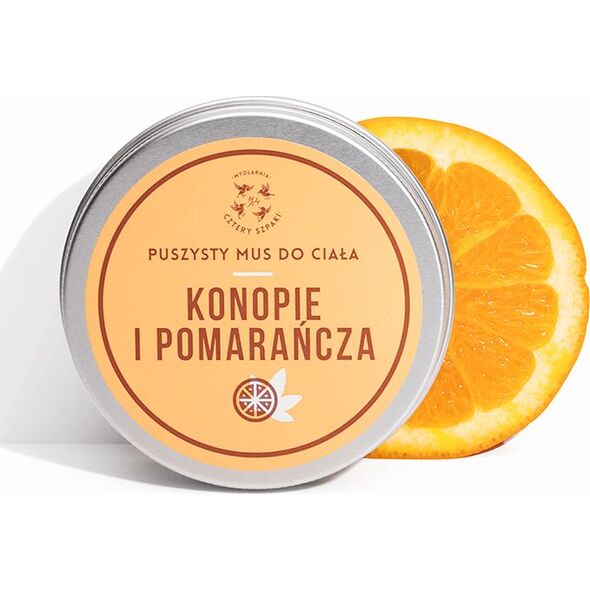 4szpaki Mus do ciała Konopie i Pomarańcza 150ml