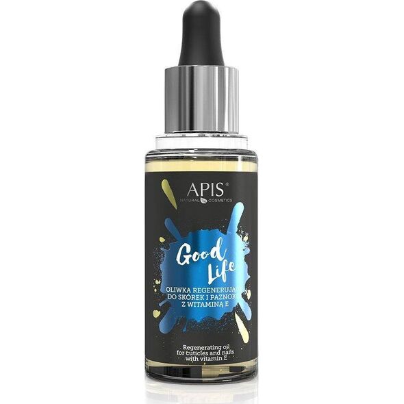 Apis Good Life Oil oliwka regenerująca do skórek i paznokci z witaminą E, 30ml