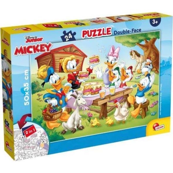 Lisciani Puzzle dwustronne Plus 24 Kaczor Donald