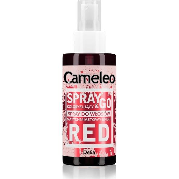 Delia Delia Cosmetics Cameleo Spray & Go Spray koloryzujący do włosów - RED 150ml