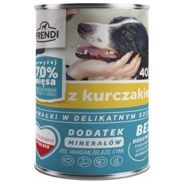 Pet Republic FRENDI PIES puszka KURCZAK sos /10 400g