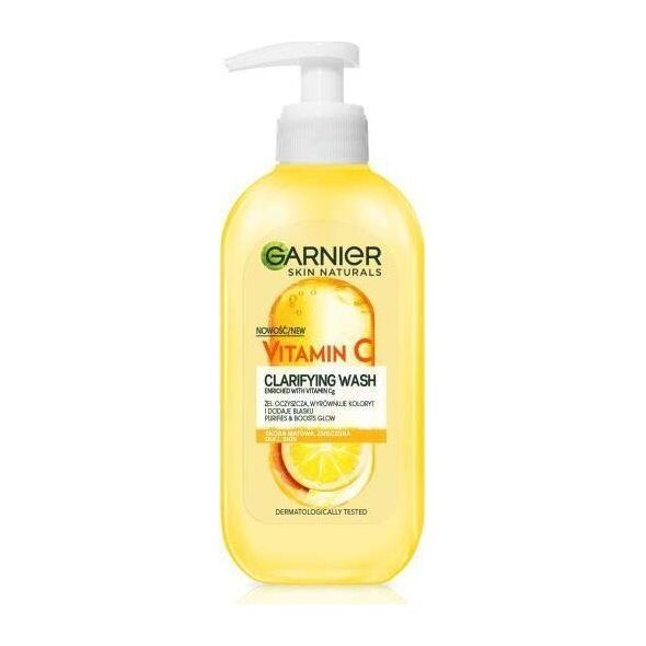 Garnier Żel oczyszczający z witaminą C do skóry matowej i zmęczonej 200 ml