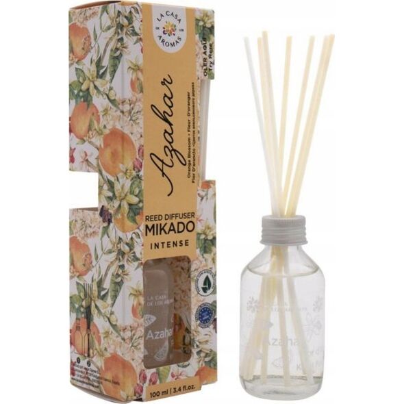 LA CASA DE LOS AROMAS_Reed Diffuser Mikado patyczki zapachowe Azahar 100ml