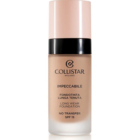 Collistar COLLISTAR IMPECCABILE LONG WEAR FOUNDATION SPF 15 4R - PINK SAND 30ML