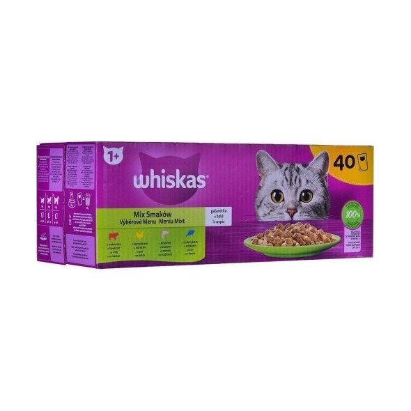 Whiskas WHISKAS Mix smaków w galaretce dla kota40x85g